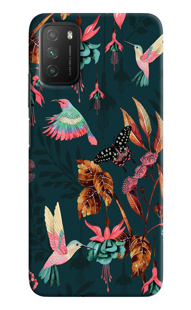 Birds Poco M3 Hard Case Back Cover by Casekaro