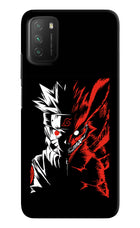 Naruto Two Face Poco M3 Hard Case Back Cover by Casekaro