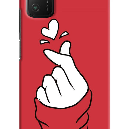 Korean Love Sign Poco M3 Hard Case Back Cover by Casekaro