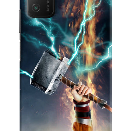 Thor Hammer Mjolnir Poco M3 Hard Case Back Cover by Casekaro