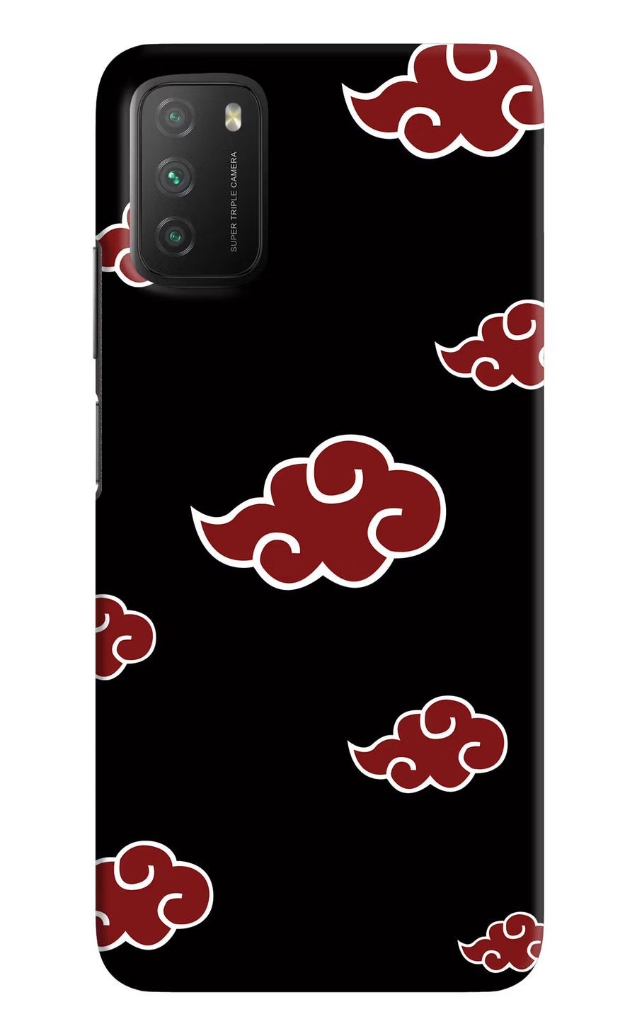 Akatsuki Poco M3 Back Cover, Hard case