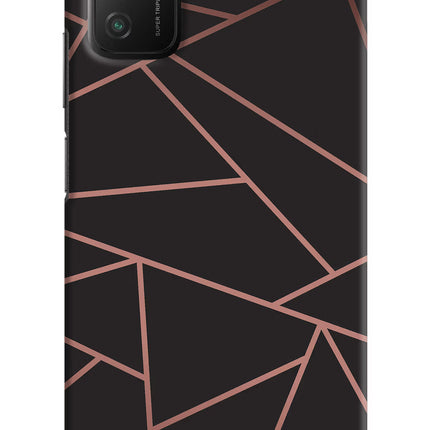 Geometric Pattern Poco M3 Hard Case Back Cover by Casekaro
