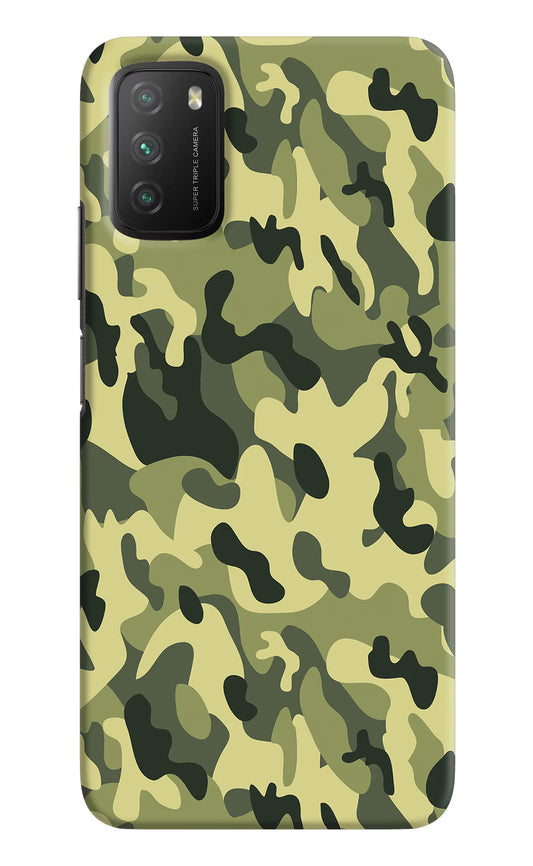 Camouflage Poco M3 Hard Case Back Cover by Casekaro