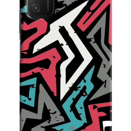 Geometric Graffiti Poco M3 Hard Case Back Cover by Casekaro