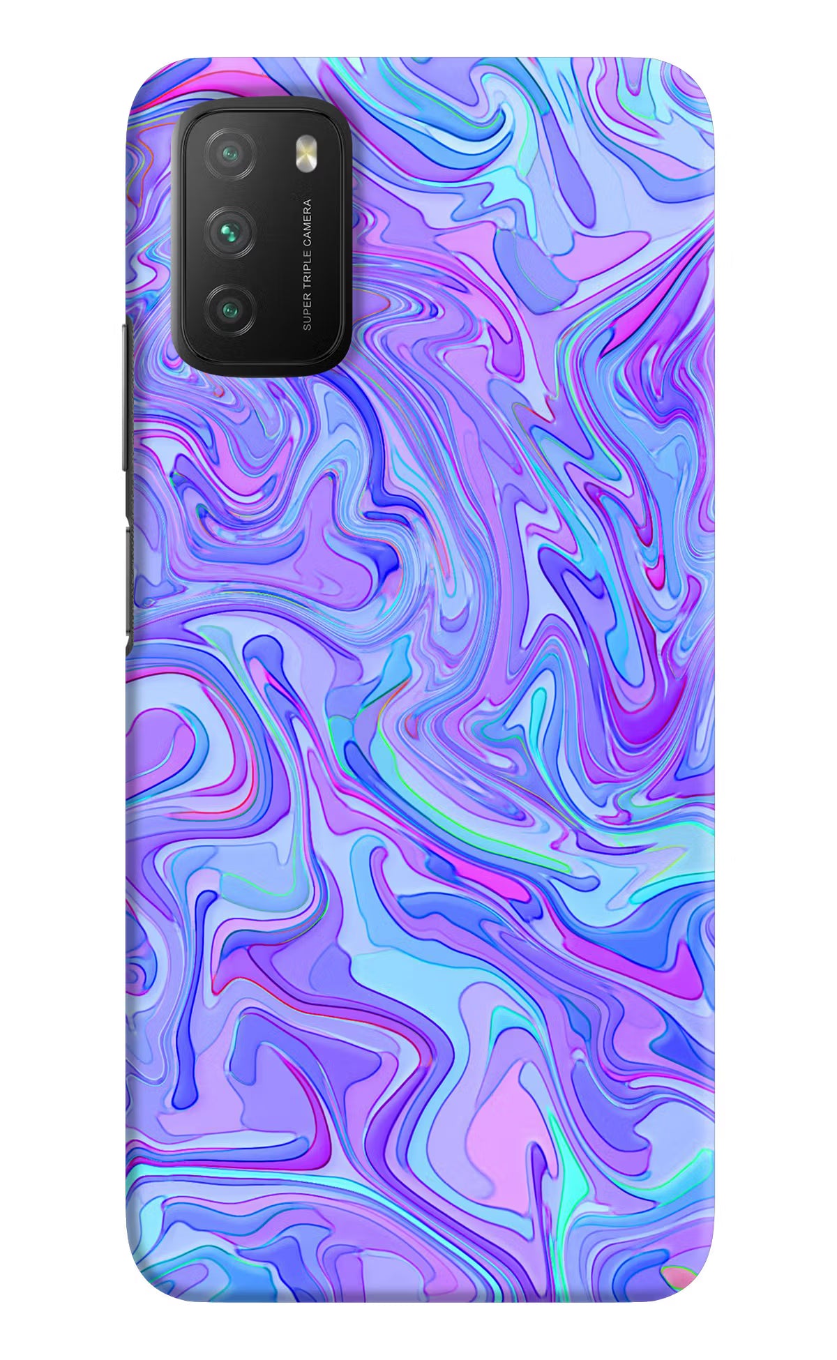 Glitter Poco M3 Hard Case Back Cover by Casekaro
