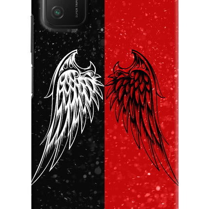 Wings Poco M3 Hard Case Back Cover by Casekaro