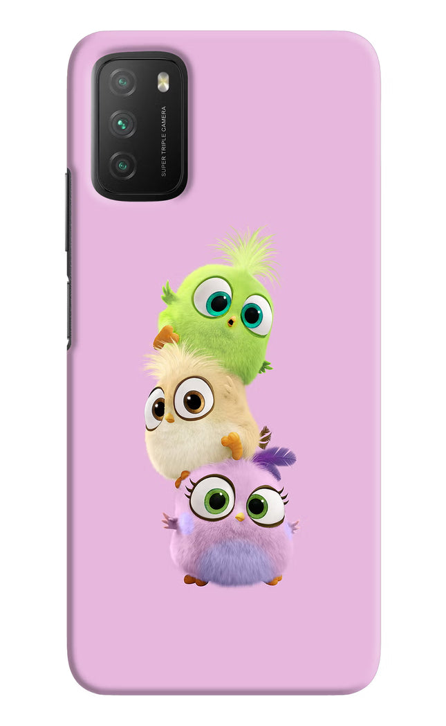Cute Little Birds Poco M3 Hard Case Back Cover by Casekaro