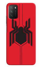 Spider Poco M3 Hard Case Back Cover by Casekaro