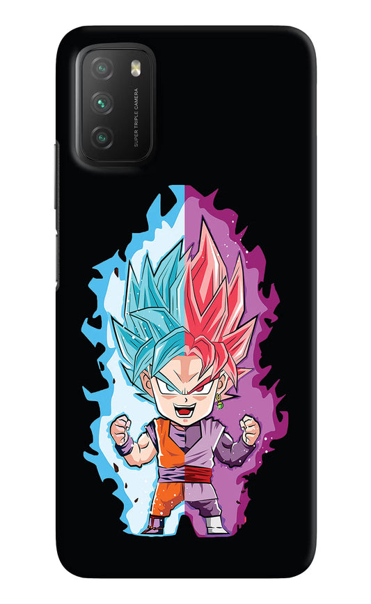 Chota Goku Poco M3 Hard Case Back Cover by Casekaro
