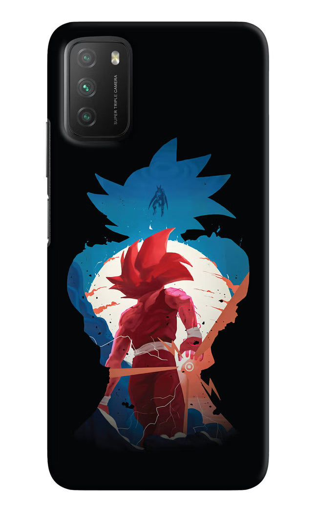 Goku Poco M3 Hard Case Back Cover by Casekaro