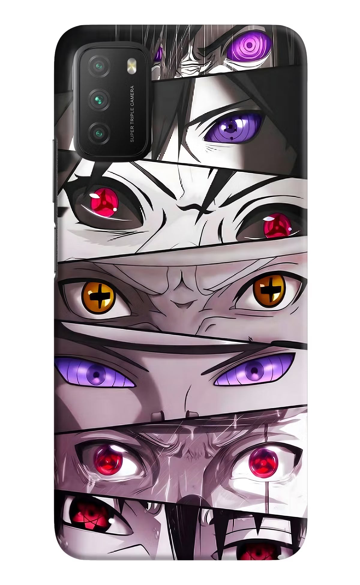 Naruto Anime Poco M3 Hard Case Back Cover by Casekaro
