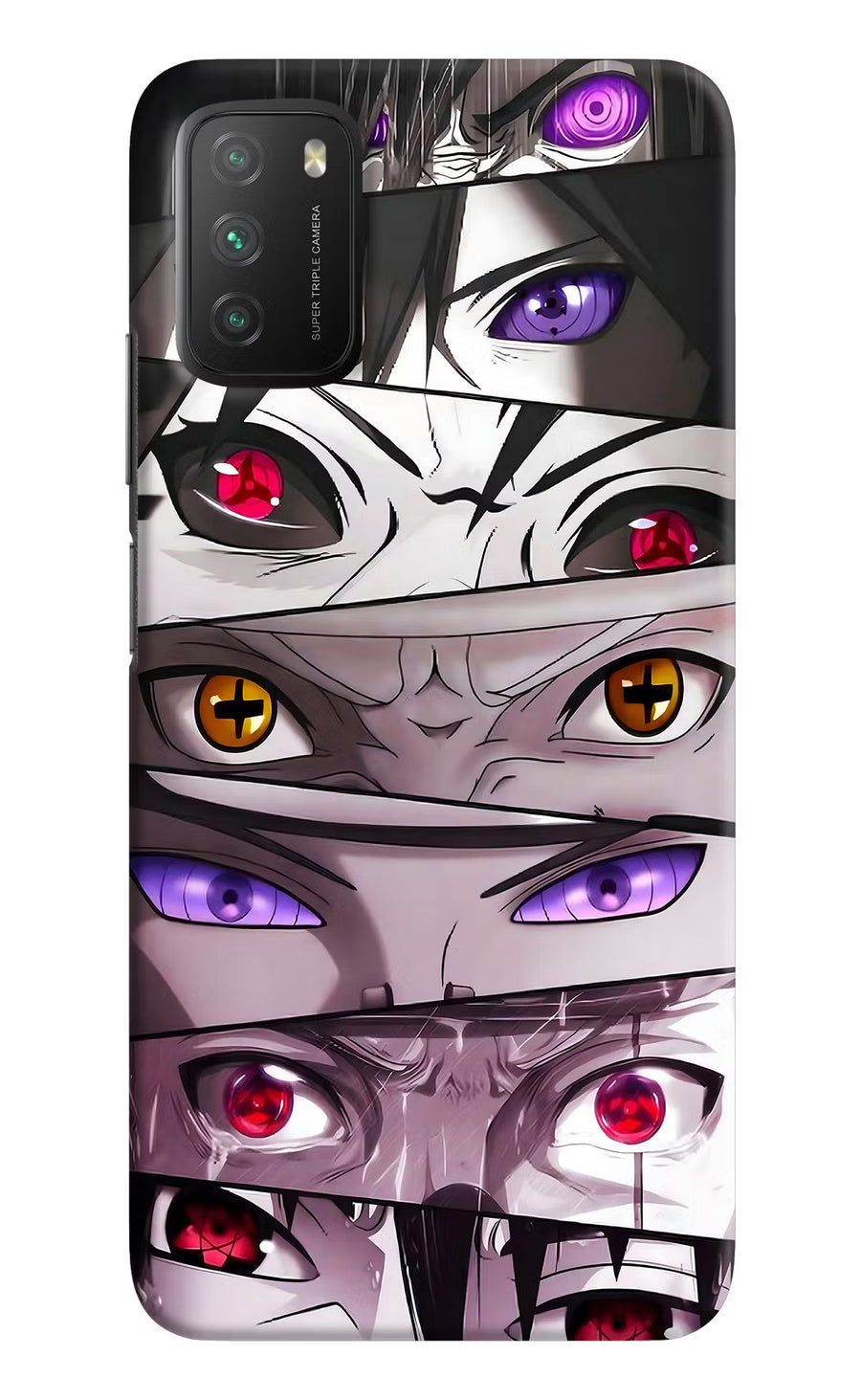 Naruto Anime Poco M3 Back Cover, Hard case