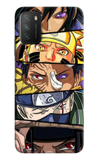 Naruto Character Poco M3 Hard Case Back Cover by Casekaro