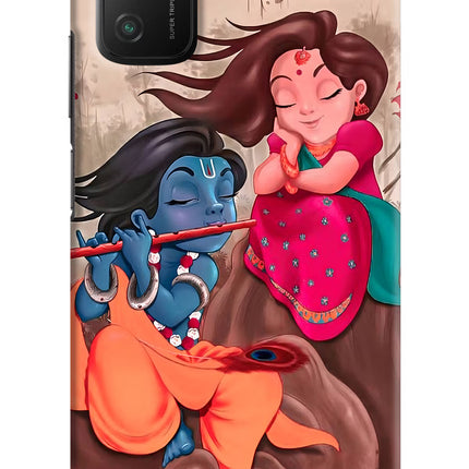 Radhe Krishna Poco M3 Hard Case Back Cover by Casekaro