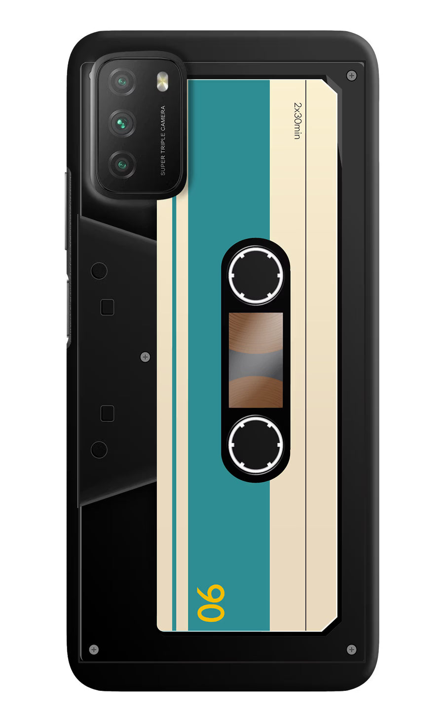 Cassette Poco M3 Back Cover, Hard case