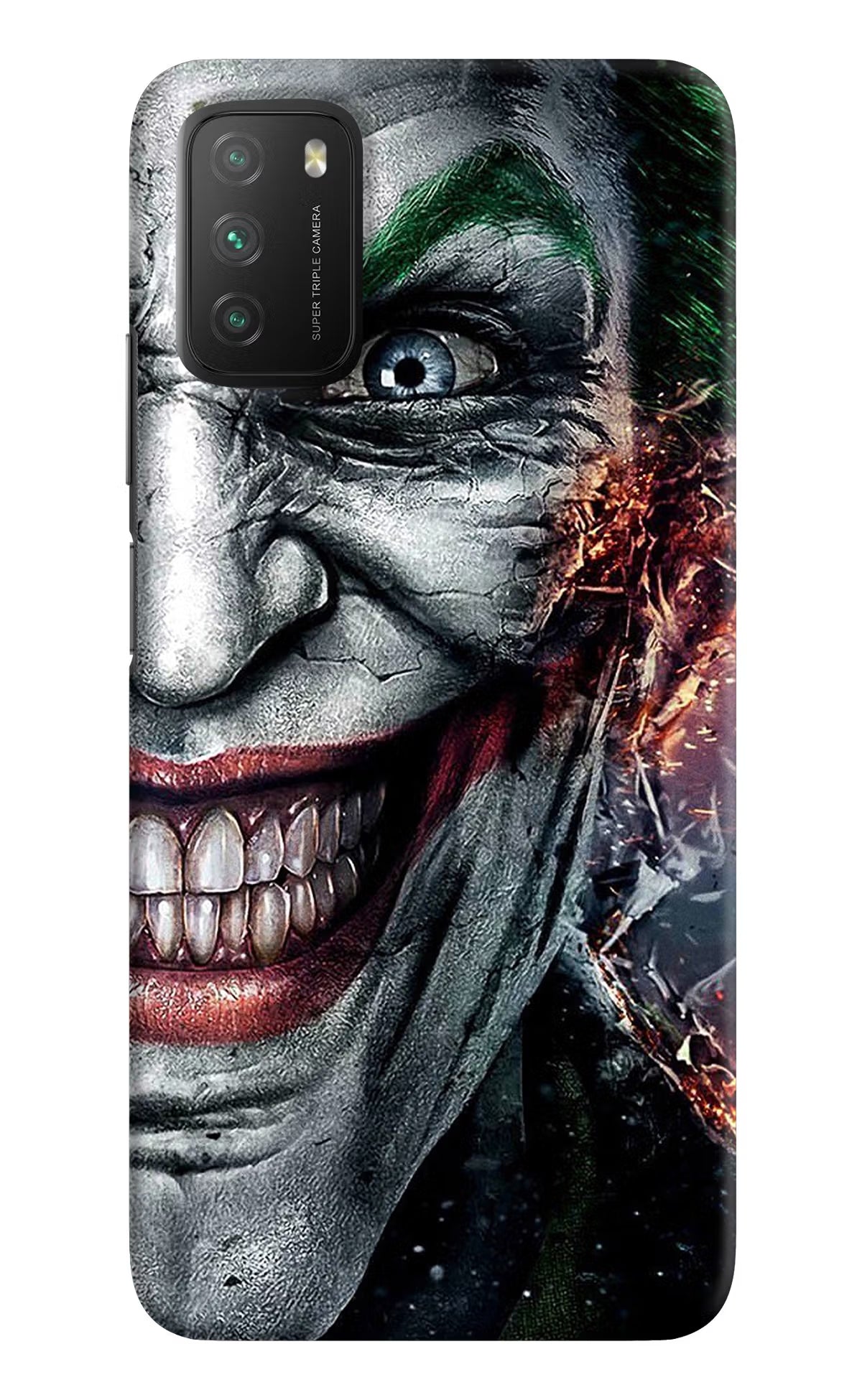 Joker Cam Poco M3 Hard Case Back Cover by Casekaro