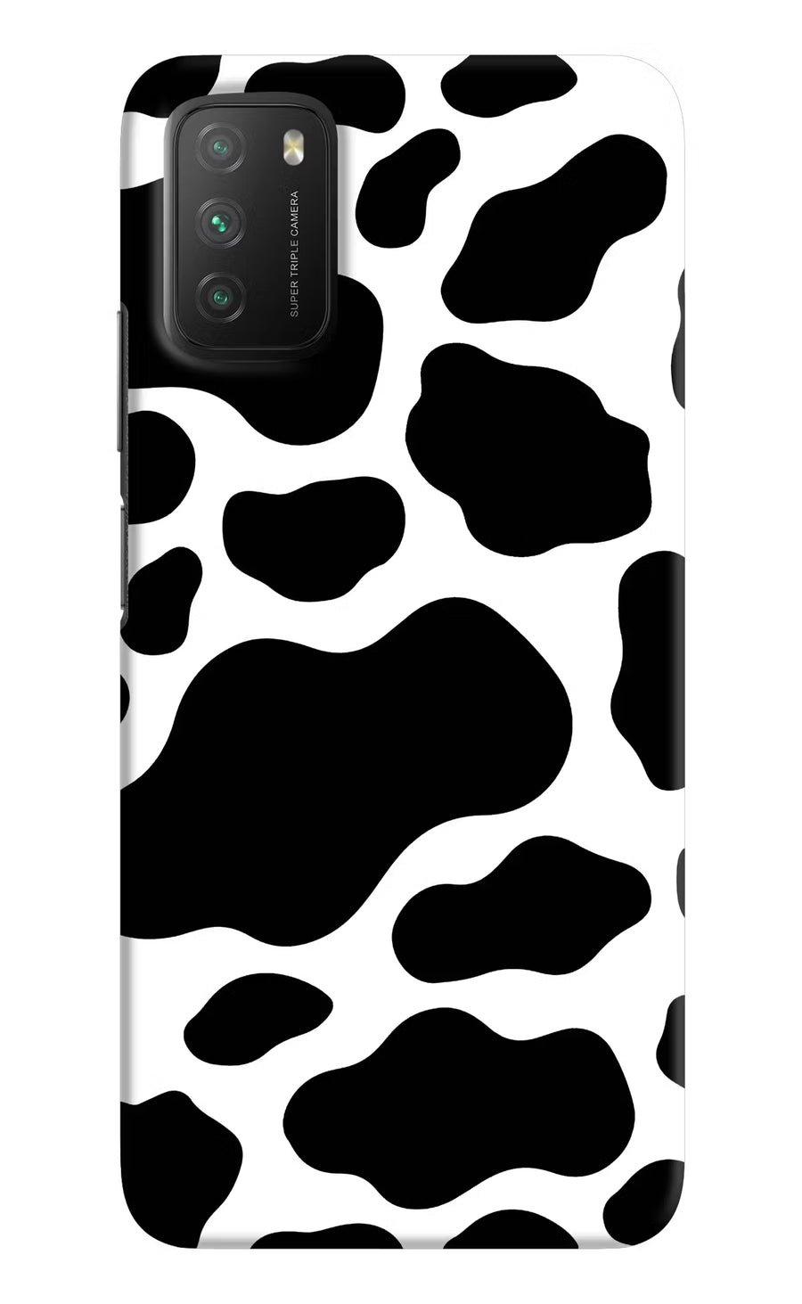 Cow Spots Poco M3 Back Cover, Hard case