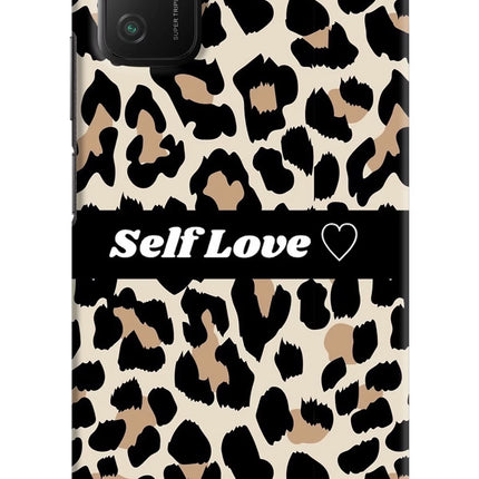 Leopard Print Self Love Poco M3 Hard Case Back Cover by Casekaro