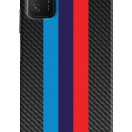 BMW Stripes Pattern Poco M3 Hard Case Back Cover by Casekaro