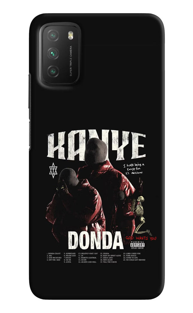 Donda Kanye West Poco M3 Hard Case Back Cover by Casekaro