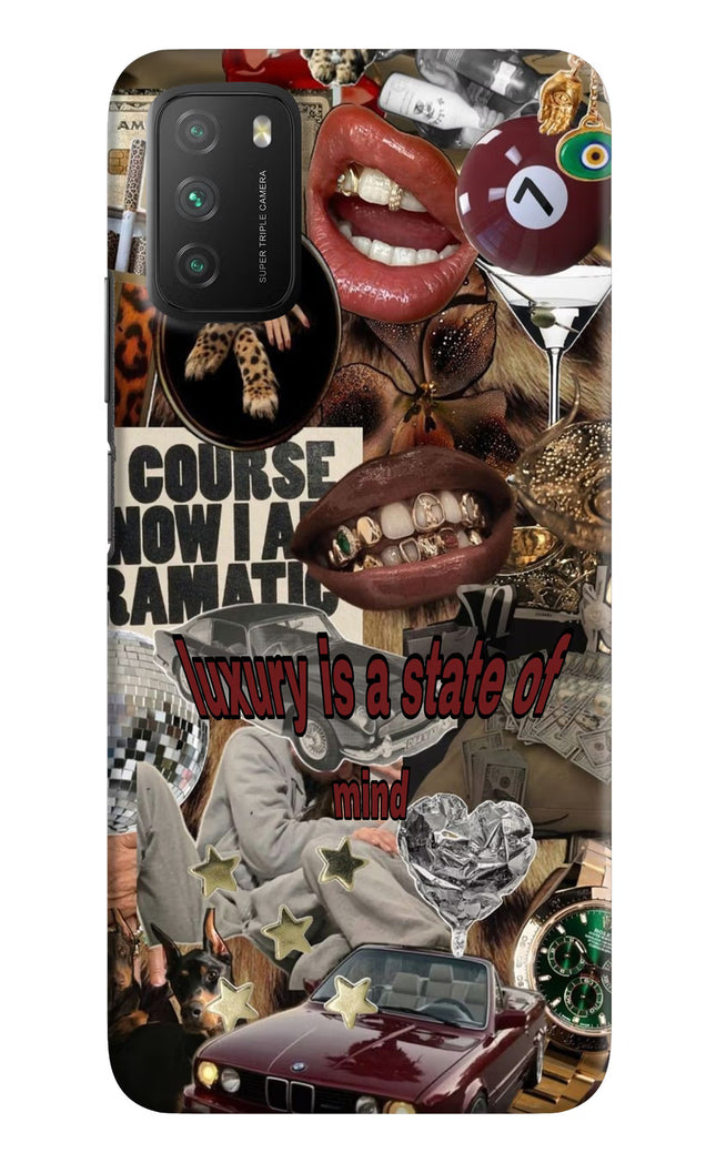 Luxury Poco M3 Hard Case Back Cover by Casekaro