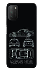 WRC'99 Poco M3 Hard Case Back Cover by Casekaro