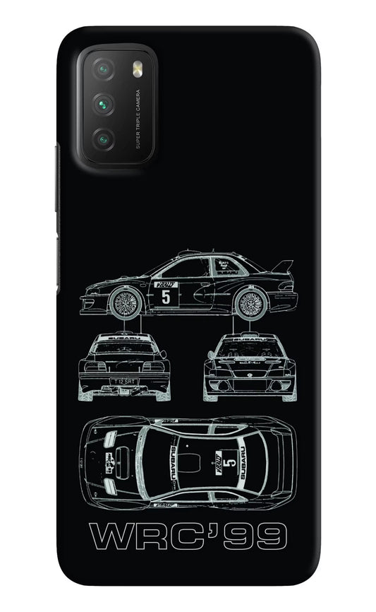 WRC'99 Poco M3 Hard Case Back Cover by Casekaro