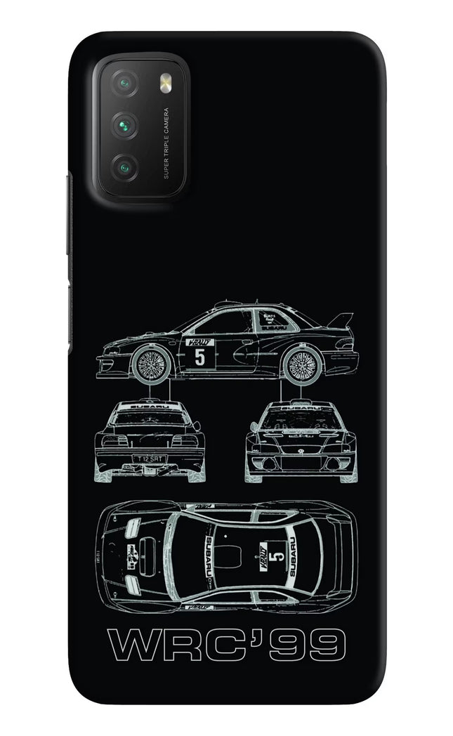 WRC'99 Poco M3 Hard Case Back Cover by Casekaro