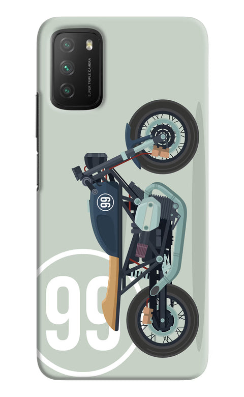 Classic Cafe Racer 99 Poco M3 Back Cover