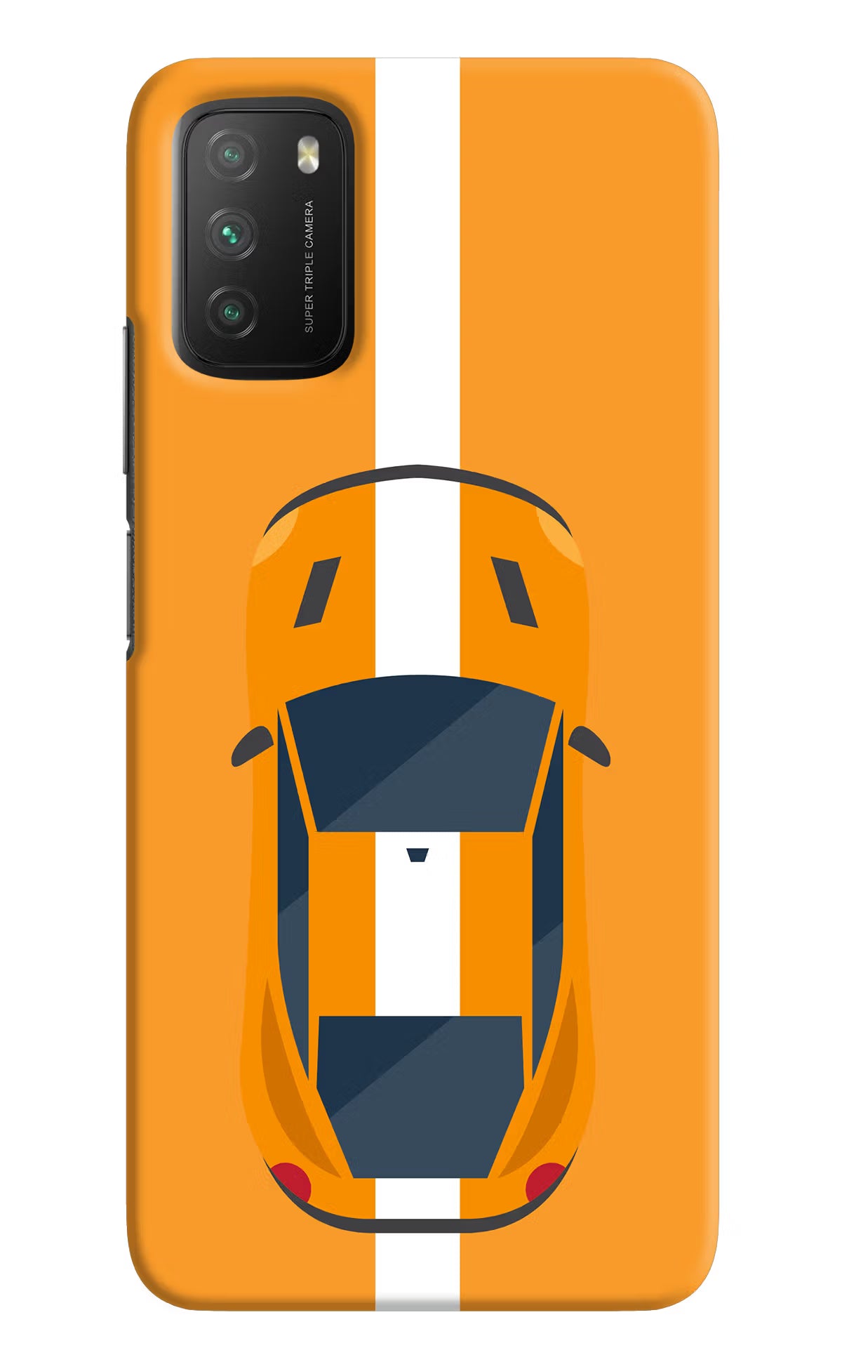 Highway Pursuit Poco M3 Hard Case Back Cover by Casekaro