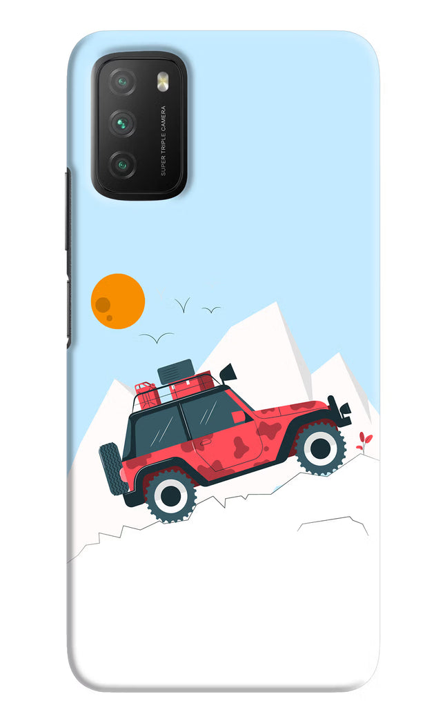 Mountain Trail Beast Poco M3 Hard Case Back Cover by Casekaro