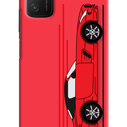 Red Velocity Poco M3 Hard Case Back Cover by Casekaro