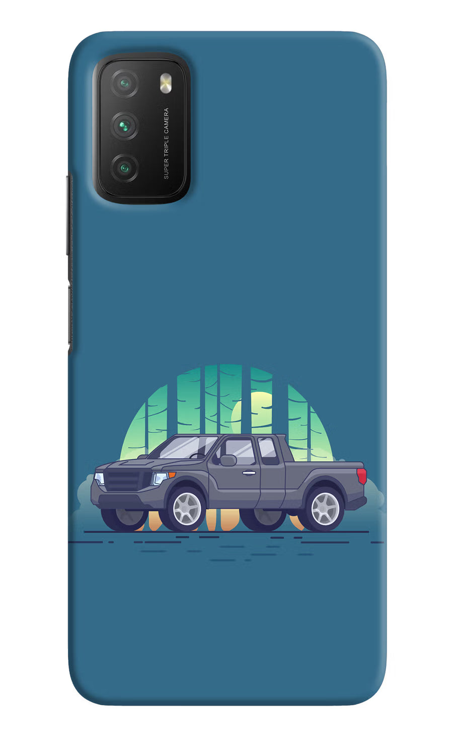 Retro Garage Vibe Poco M3 Back Cover, Hard case