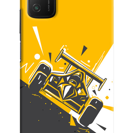 Track King Poco M3 Hard Case Back Cover by Casekaro