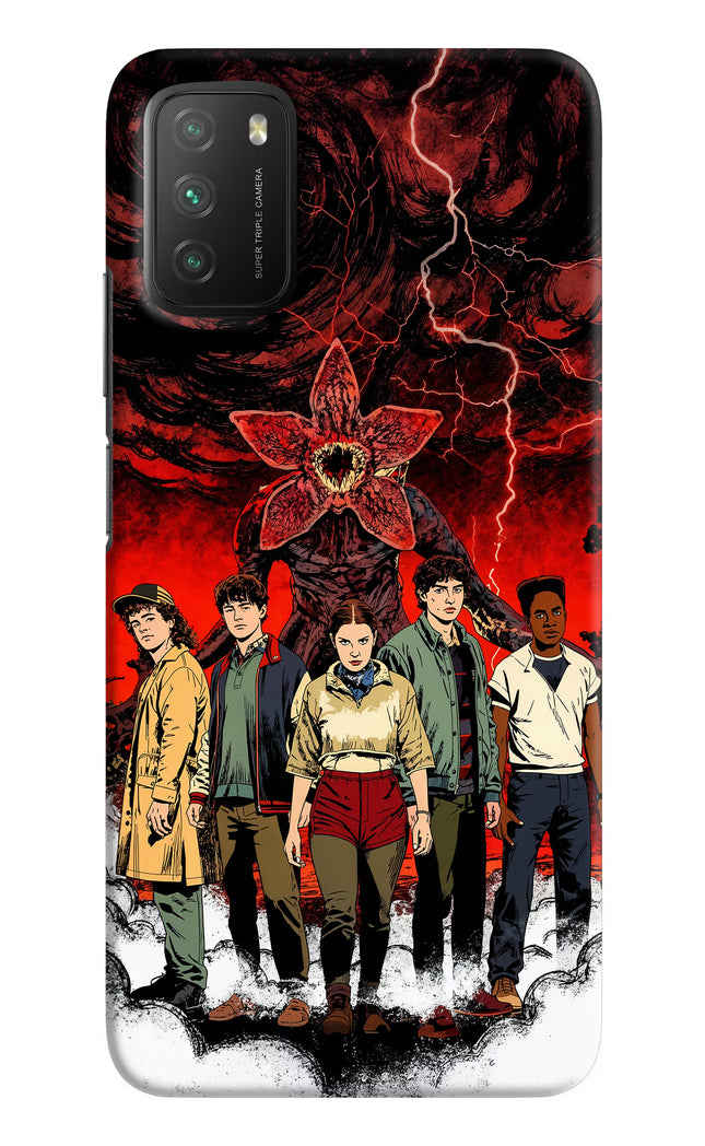 Ordinary Things Characters Poco M3 Hard Case Back Cover by Casekaro