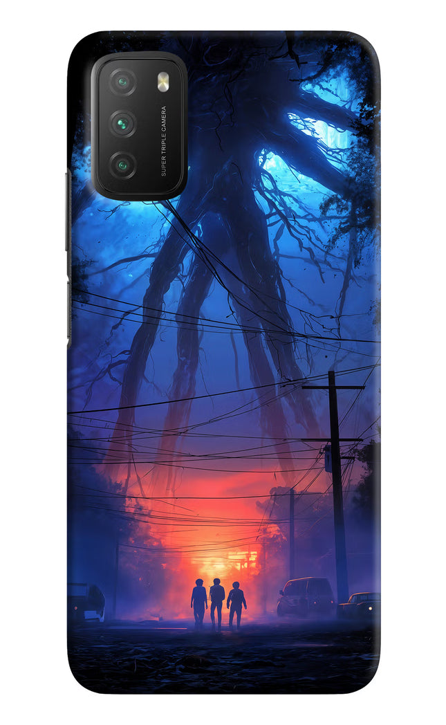 Ordinary Things Shadow Poco M3 Hard Case Back Cover by Casekaro