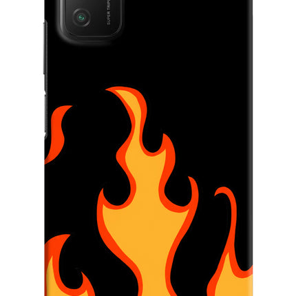 Fired Up – Black Poco M3 Hard Case Back Cover by Casekaro