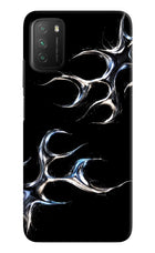 Chrome Tribal Poco M3 Hard Case Back Cover by Casekaro