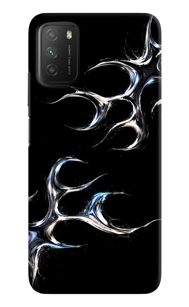 Chrome Tribal Poco M3 Hard Case Back Cover by Casekaro