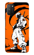 Street Samurai  Poco M3 Hard Case Back Cover by Casekaro