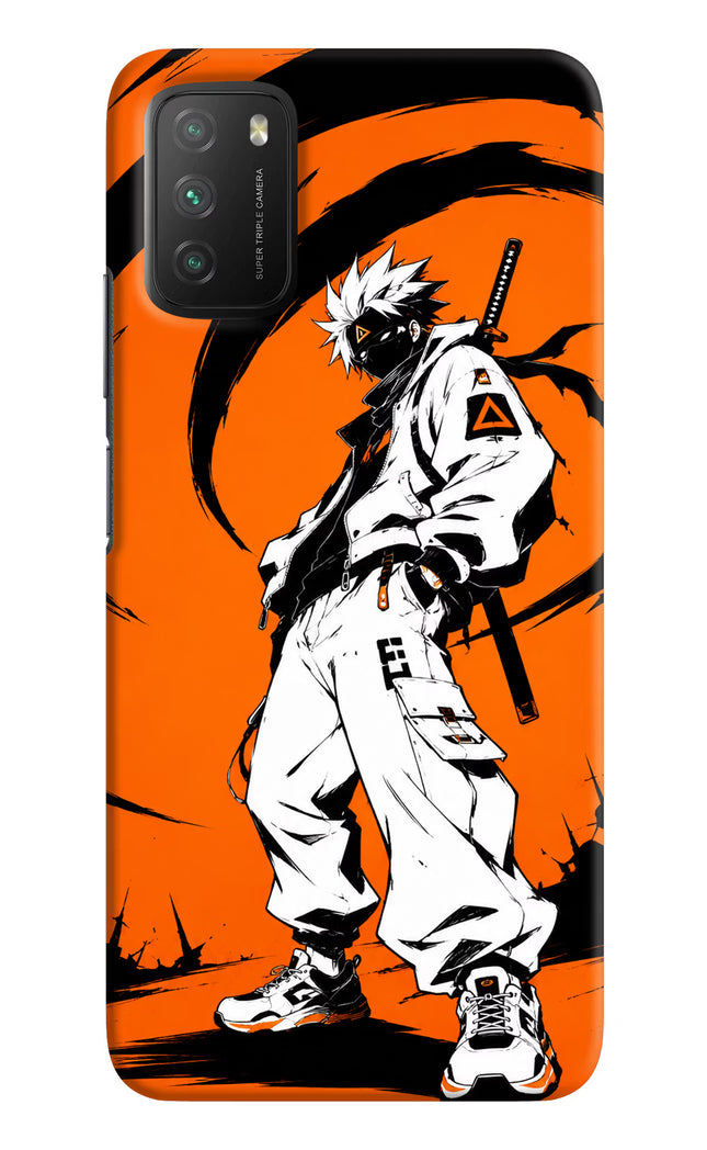 Street Samurai  Poco M3 Hard Case Back Cover by Casekaro