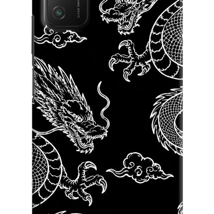 Twin Dragons Poco M3 Hard Case Back Cover by Casekaro