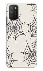 Spider Web Poco M3 Hard Case Back Cover by Casekaro