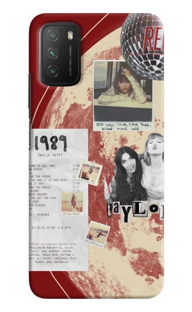 Taylor Swift Poco M3 Hard Case Back Cover by Casekaro