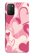 Hearty case Poco M3 Hard Case Back Cover by Casekaro