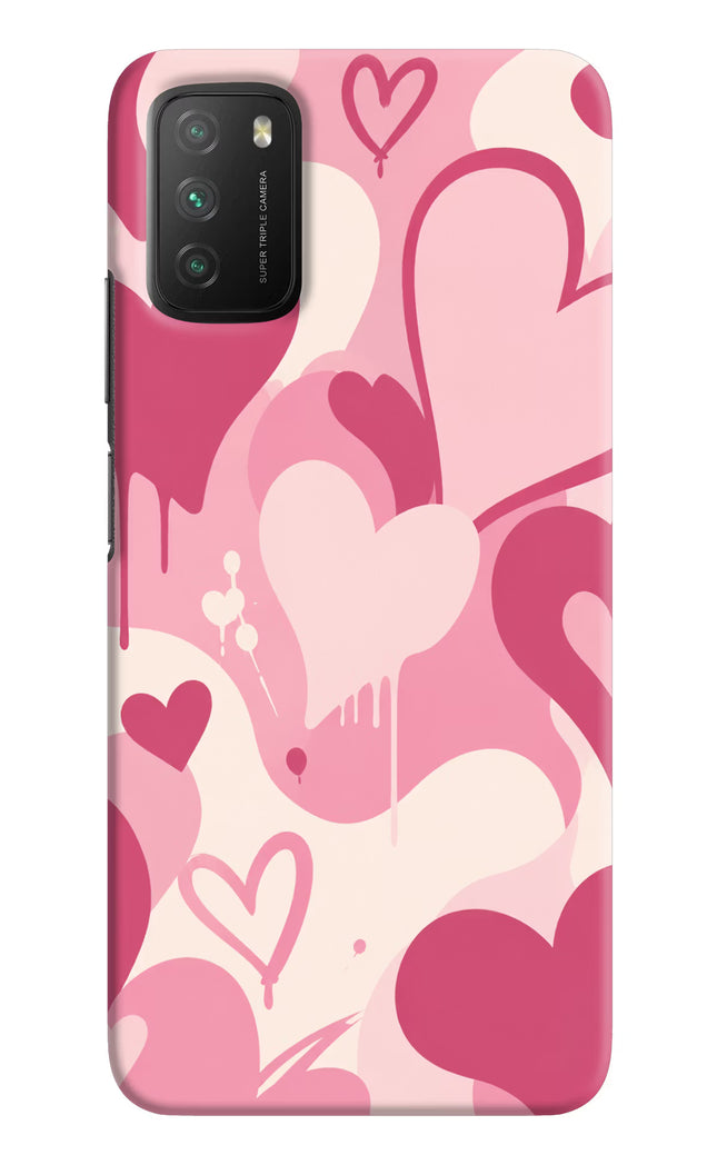 Hearty case Poco M3 Hard Case Back Cover by Casekaro