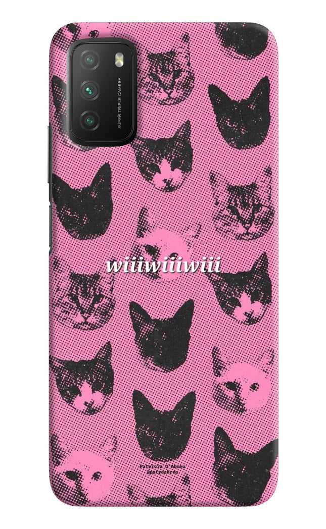 Pink Cats Poco M3 Hard Case Back Cover by Casekaro