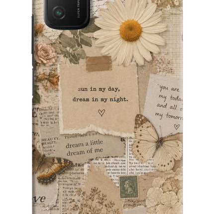 Vintage case Poco M3 Hard Case Back Cover by Casekaro