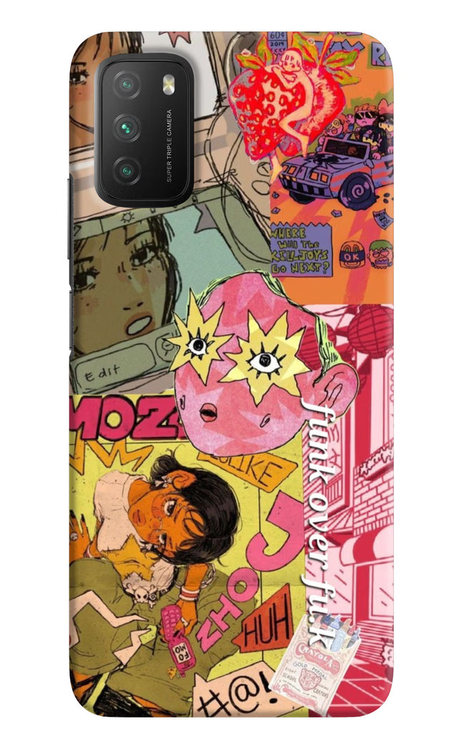 Funkover Poco M3 Hard Case Back Cover by Casekaro