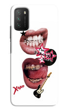 Rockstar Poco M3 Hard Case Back Cover by Casekaro